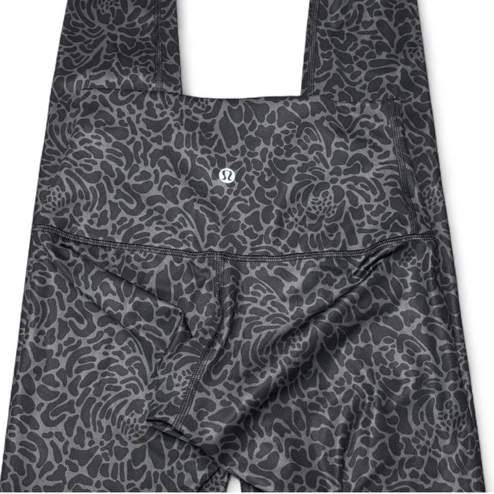 Lululemon Wunder Under Pant Full-On Luxtreme (Roll Down) Petal Camo Black